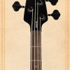 LBS4-BK	Guitarra Bajo de 4 Cuerdas Camaleón, Negro Brillante - Imagen 5