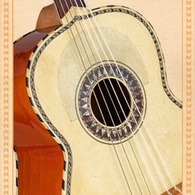 LGTN275M Guitarrón de Tamaño 3/4 Hecho a Mano