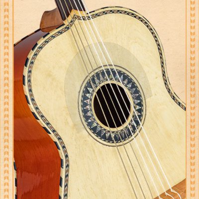 LGTN2M Guitarrón de Tamaño 4/4 Hecho a Mano